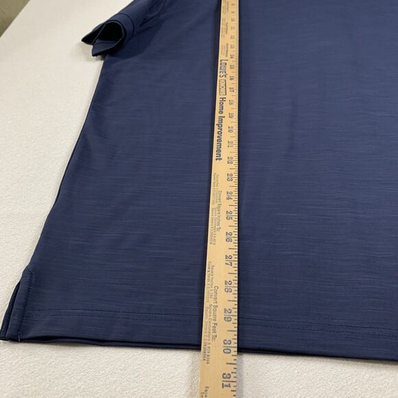 Callaway Golf Polo Shirt Men L Blue Collared Embroidered Logo Opti Dri Perform - Picture 6 of 10